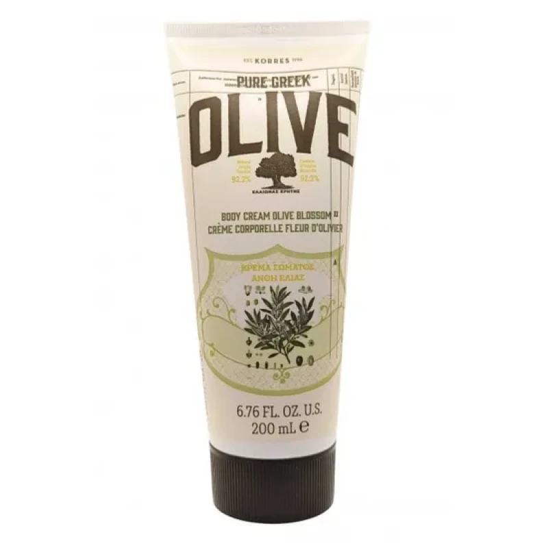 Image of Korres Olive & Olive Blossom Body Cream 200ml