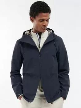 Image of Barbour Dillon Waterproof Hooded Jacket - Navy, Size XL, Men