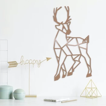 Image of Gazelle - Copper Copper Decorative Metal Wall Accessory