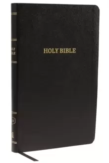 Image of KJV Thinline Reference Bible, Black Bonded Leather, Red Letter, Comfort Print : King James Version