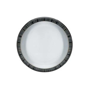 image of Denby Jet Stripes Medium Plate