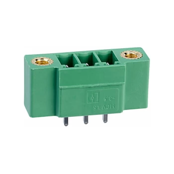 Image of 1843237 MCV 1,5/ 3-GF-3,5 3 Way Terminal Block Header 8A 3.5mm - Phoenix Contact