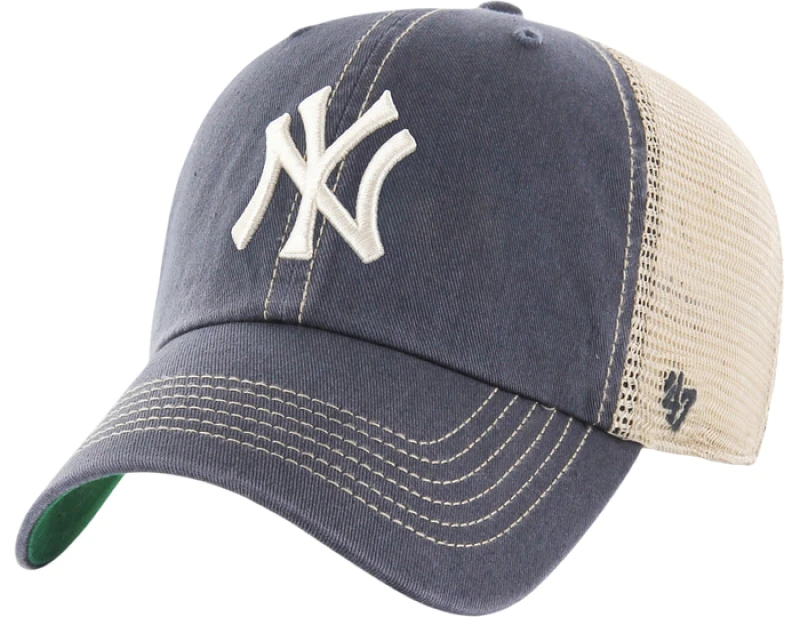 Image of '47 Brand Mlb New York Yankees Trawler '47 Clean Up Cap Blue 1SIZE