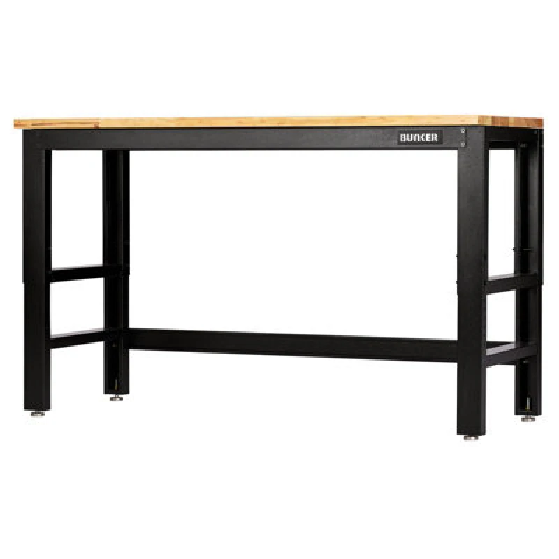 Image of Bunker Hardwood Worktop Workbench 28089 Length: 1.5m