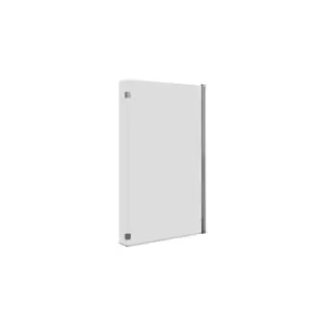 Maia L Shape 1450mm 6mm Chrome Bath Screen