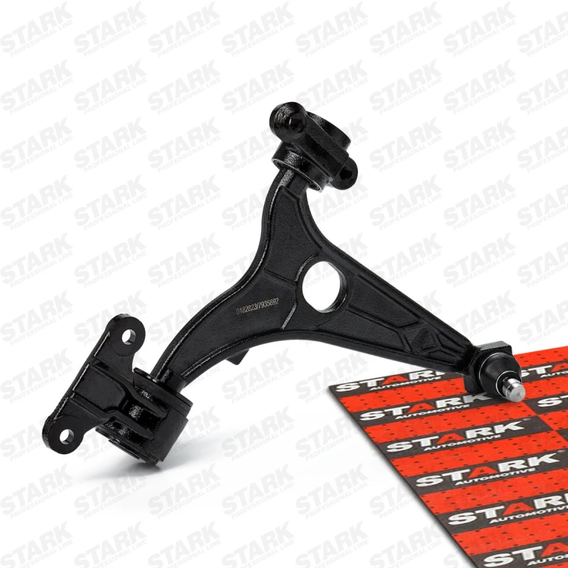 Image of STARK SKCA-0050443 Suspension arm Control Arm, Cast Steel, Front Axle Right, with rubber mount Steel, Cast Steel Track Control Arm (273)