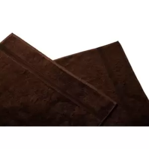 Image of Belledorm Hotel Madison Hand Towel (One Size) (Chocolate)