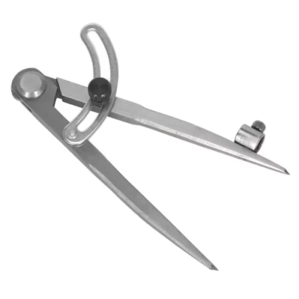 Image of Genuine SEALEY AK97107 Locking Wing Divider with Compass 150mm