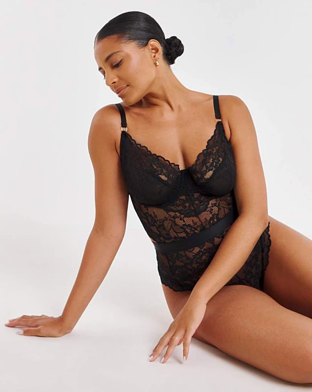 Image of Ann Summers Ann Summers Hold Me Tight Body Black - Ann Summers - Size: L Black Female L BJ46703