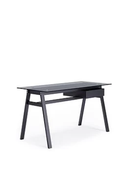 Image of Alphason Richmond 1 Drawer Desk - Grey