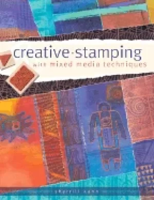 Image of creative stamping with mixed media techniques