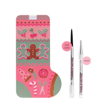 Image of benefit Merry 'N Precise Ultra Fine Eyebrow Pencil Duo (Various Shades) - 4 Warm Deep Brown
