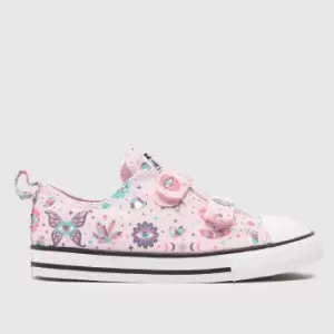 image of Converse Multi All Star Lo 2v Mystic Girls Toddler Trainers