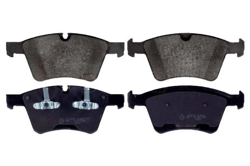 Image of SWAG 10 11 6135 Brake pad set Front Axle, prepared for wear warning indicator, with piston clip Brake Pad Set,disc brake (402)