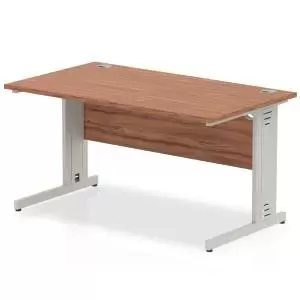 Image of Impulse Cable Managed 1400 Rectangle Desk Walnut