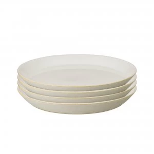Image of Impression Set Of 4 Cream Medium Plate