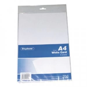 Image of Stephens White A4 Craft Card Pack of 10 RS045656