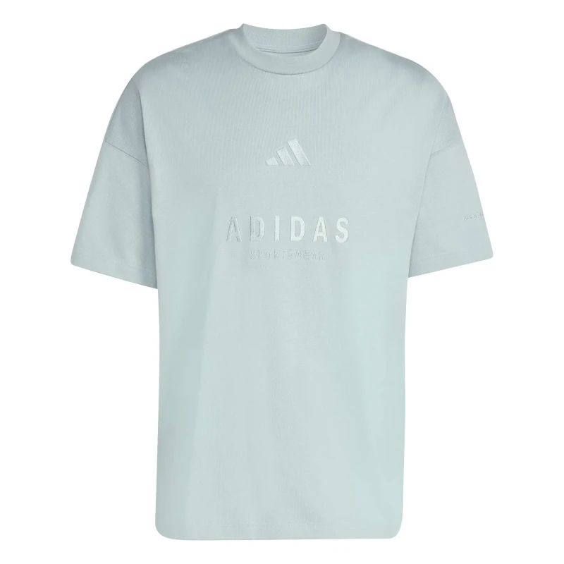Image of Adidas All Szn Embroidered T-Shirt Green 2XL