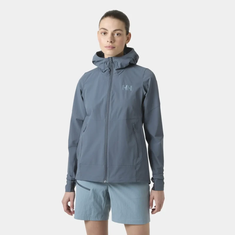 Image of Womens waterproof jacket Helly Hansen Blaze Softshell Gris Female L