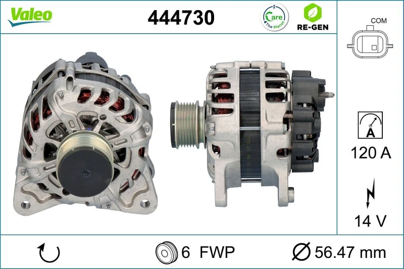 Image of Alternator VALEO 444730