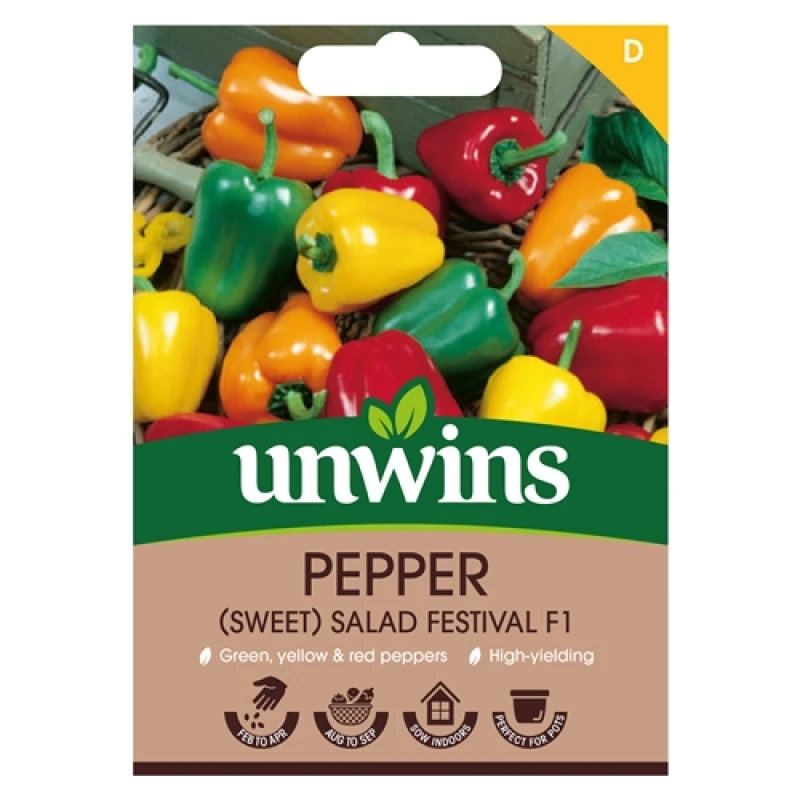 Image of Unwins Pepper (Sweet) Salad Festival F1