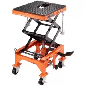 Image of VEVOR Hydraulic Motorcycle Lift Table 350 LBS Dirt Bike Scissor Jack Stand