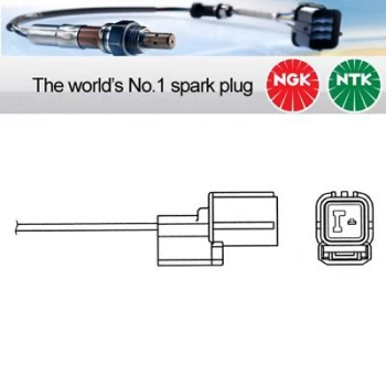 Image of 1x NGK NTK Oxygen O2 Lambda Sensor OZA218-H2 OZA218H2 (6455)