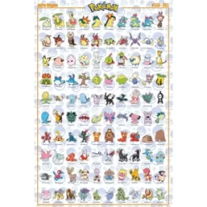 image of Pokemon Poster Johto 212