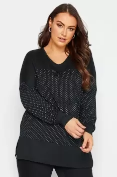 Image of Polka Dot Panel Top