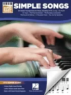 Image of simple songs super easy songbook with lyrics for 60 favorite songs