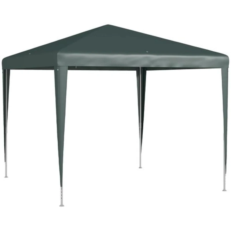 Image of Outsunny Outsunny Garden Gazebo Marquee Party Tent Wedding Canopy Patio Green 2.7 x 2.7m