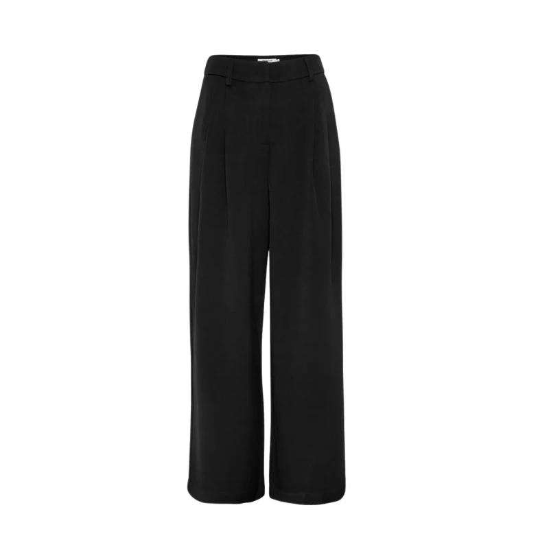 Image of moss copenhagen Womens chino Trousers Moss Copenhagen Henrika Noir Female S