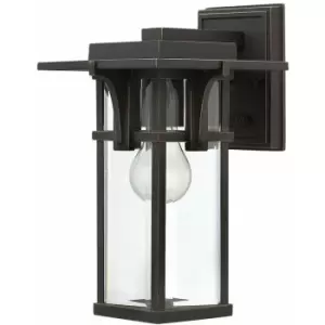 image of Loops - Outdoor IP44 Wall Light Oil Rubbed Bronze LED E27 100W d01364