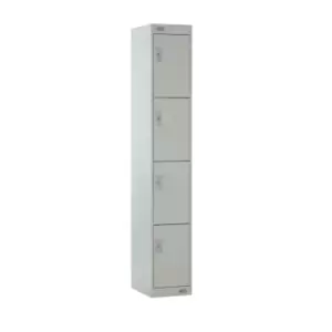 image of 4 Door Locker 300X300X1800 Light Grey Door