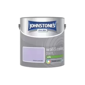 Image of Johnstone's Interior Wall & Ceiling Paint Silk Sweet Lavender 2.5ltr - Sweet Lavender
