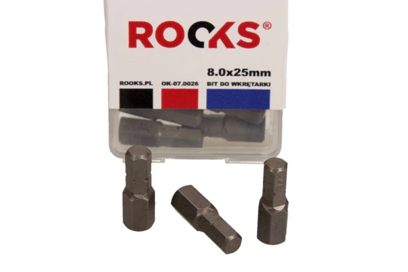 Image of ROOKS OK-07.0026 Screwdriver Bit Set Number of tools: 10, Plastic Cassette Screwdriver Bit Set (6625)