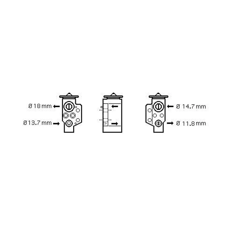 Image of AC expansion valve DIEDERICHS DCE1094