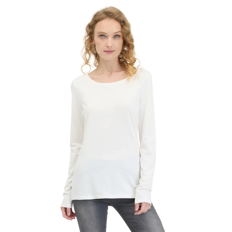 Image of Ragwear Womens long sleeve T-Shirt Ragwear Fllorah Gots Blanc Female M