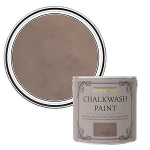 Image of Rust-Oleum Chalkwash Warm taupe Flat matt Emulsion Paint 2.5L