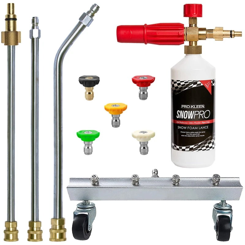 Image of ProKleen Chassis Cleaner & Snow Foam Lance - Lavor Compatible Metallic Silver