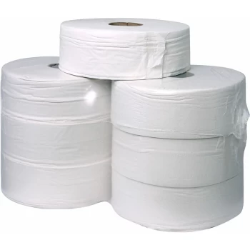 image of 2-Ply Jumbo Toilet Roll - Pack Of 6 - Andarta