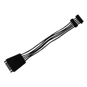 Image of Silverstone SST-CP06-E2 Flexible SATA Power Cable 2x Connectors with Capacitors