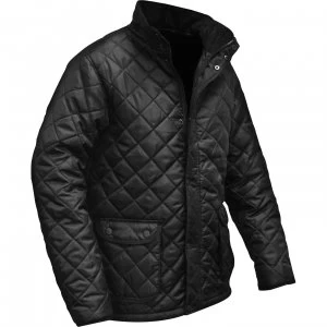 image of Roughneck Mens Quilted Jacket Black M