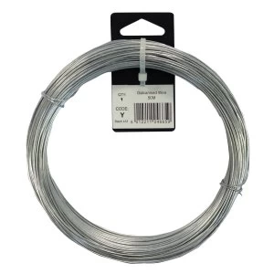 Image of Select Hardware Galvanised Wire 1.25Mmx1/2KG 50M 1 Pack