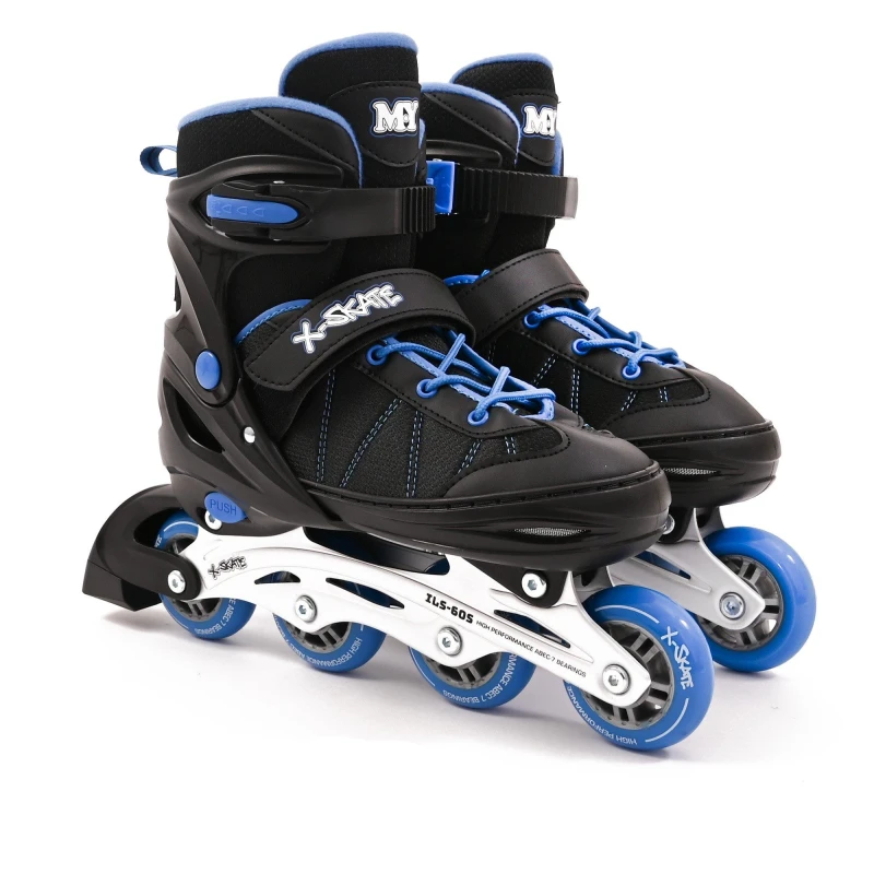 Image of Planet Direct M.Y X-Skate Adjustable Inline Roller Skates with B Blue male Small