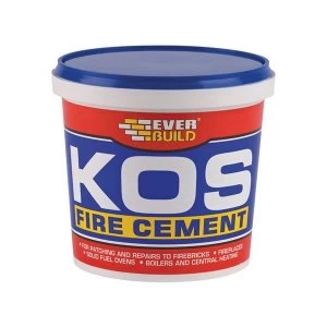 image of Everbuild KOS Fire Cement Black 2kg