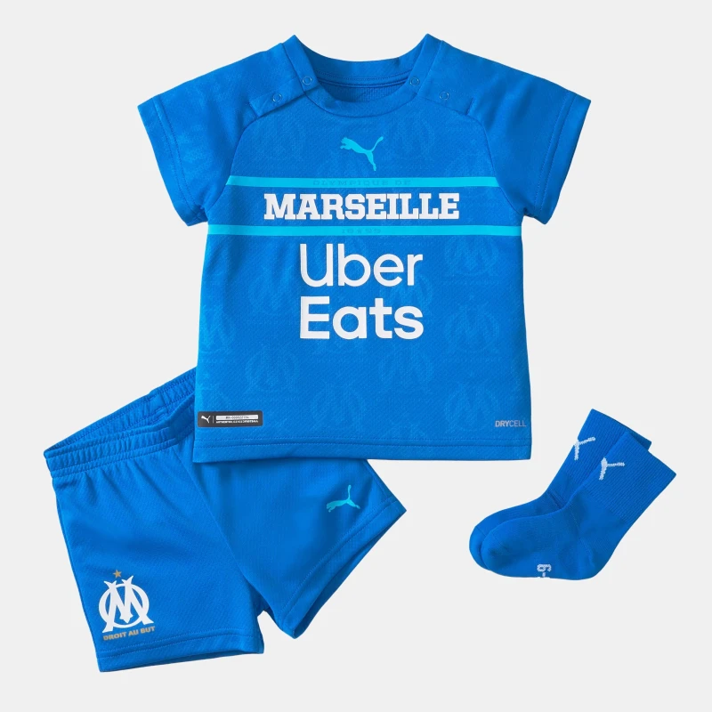 Image of Puma Olympique De Marseille Baby Kit Hanger sets Blue male 1-2