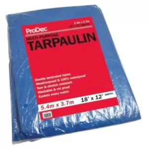 image of ProDec 18' X 12' Blue Tarpaulin- you get 10