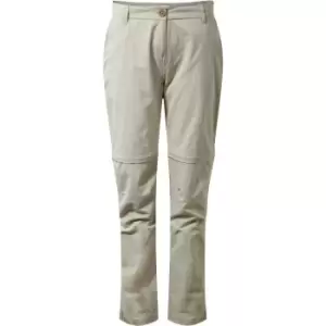 image of Craghoppers Womens Nosi Life Convertible Zip Off Trousers 12R - Waist 28' (71cm), Inside Leg 31