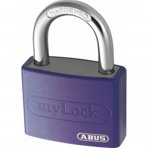 Abus T65AL Series Aluminium Padlock 40mm Violet Standard